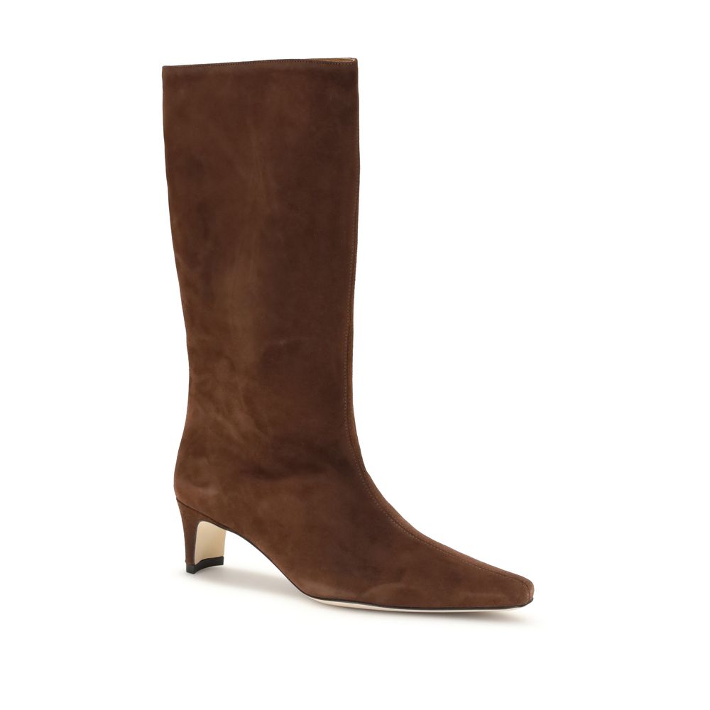 Staud Braune Lammfell-Knöchelstiefel Ovis Aries Aries
